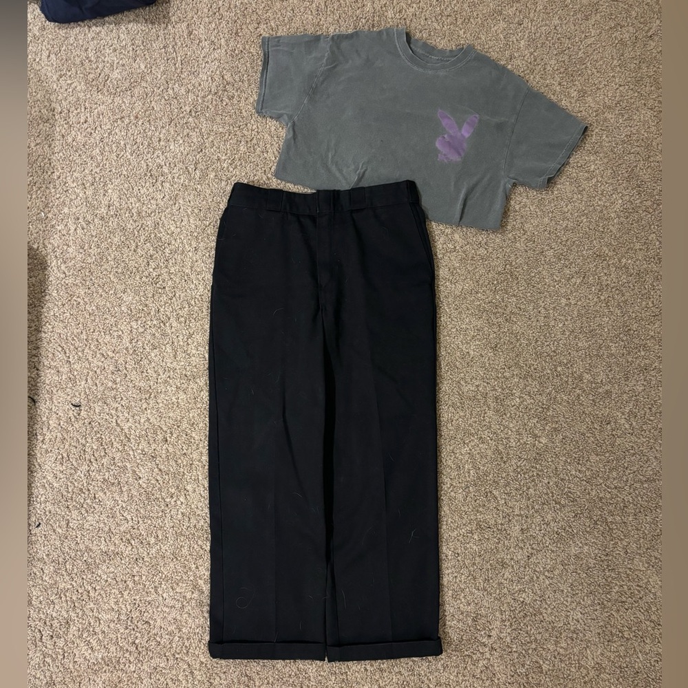 Dickies wide leg skater pants